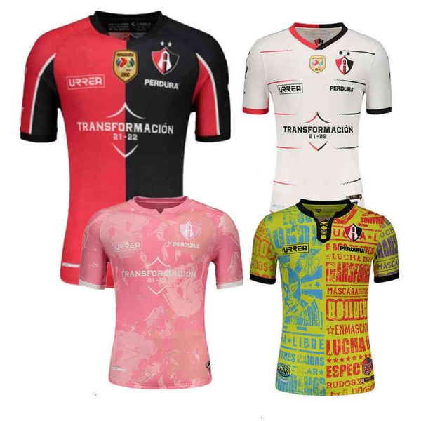 

t designer shirtmen's t-shirts 2022 liga mx atlas fc home away jerseys los muertos day shirt 21 22 camiseta de futbol laguna football s, White;black