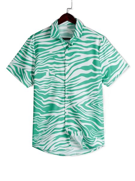 

romwe guys allover print shirt y4dr#, White;black