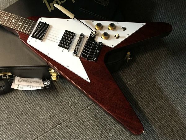 

cs: ltd. 1967 flying v w/maestro vintage gloss ( cherry electric guitar