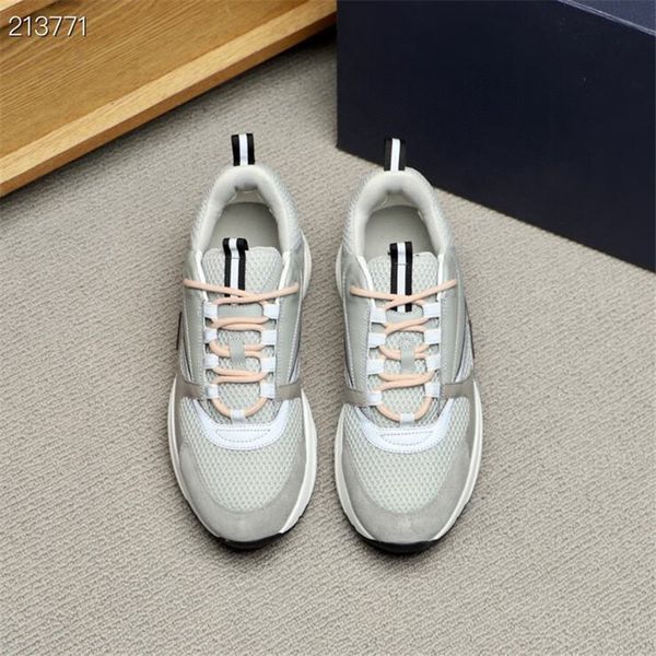 

mens retro classic casual shoes jogging fashion sneakers spliced low thick bottom knitting single, Black