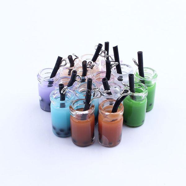

3d milk tea cup cream decorative objects mobile phone shell diy accessories micro landscape ornaments food play diy p props 1221390