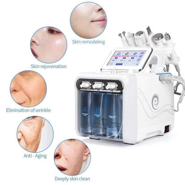 

water oxygen jet skin diamond dermabrasion machine cleaning hydro dermabrasion hydra facial machine 6 in 1 water peeling device