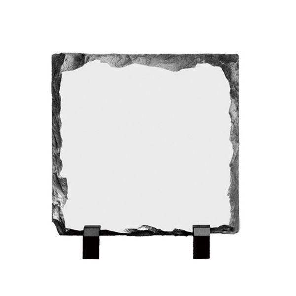 

6x6 inch sublimation blank rock stone slate heat transfer square shape