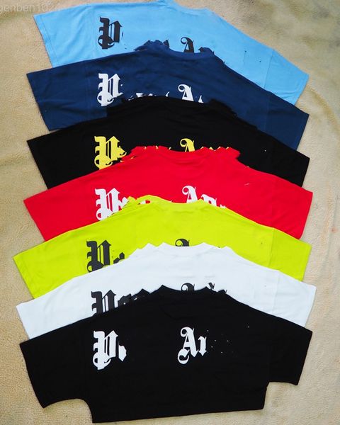 

trendy angel back big letter foam three dimensional printing trendy brand men's short sleeve lovers hip hop t-shirt, White;black