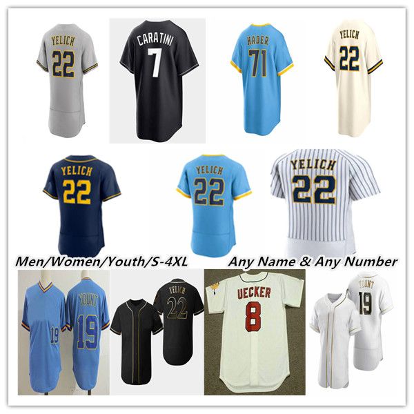 

2022 milwaukee city connect rowdy tellez jersey christian yelich willy adames kolten wong jace peterson urias corbin burnes robin yount eric, Blue;black