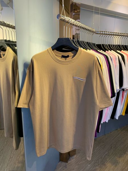 

men's plus tees & polos round neck embroidered and printed polar style summer wear with street pure cotton m set shorts tshirt set 32e, Black;brown