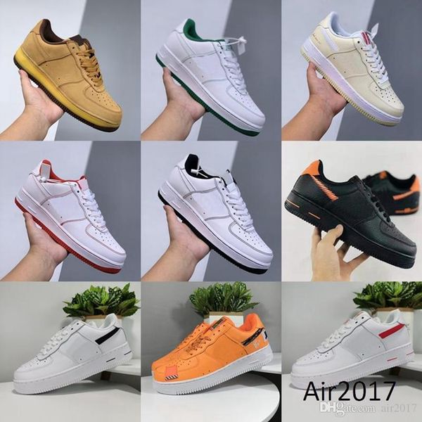 

men women running shoes just do forces triple white 1 pastel pale ivory wheat pistachio frost spruce aura mystic navy af trainers sports sne, Black
