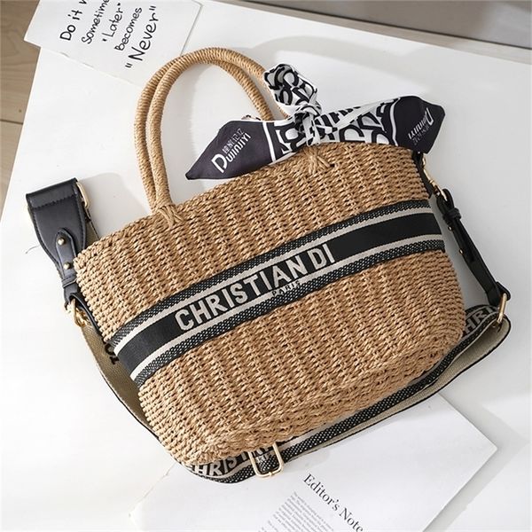 

dec4 vegetable basket rattan single messenger simple versatile straw 2ap