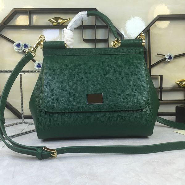 

20cm miss sicily mini bag palm print multicolor calfskin leather fashion temperament handbag shoulder messenger bag
