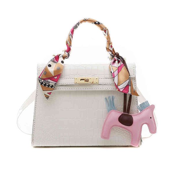 

classic designer handbags ke1lyss hand mini women's 2022 fashion versatile ins messenger bag white portable