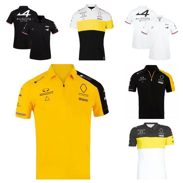 

f1 formula one lapel short-sleeved new team polo shirt same style customization