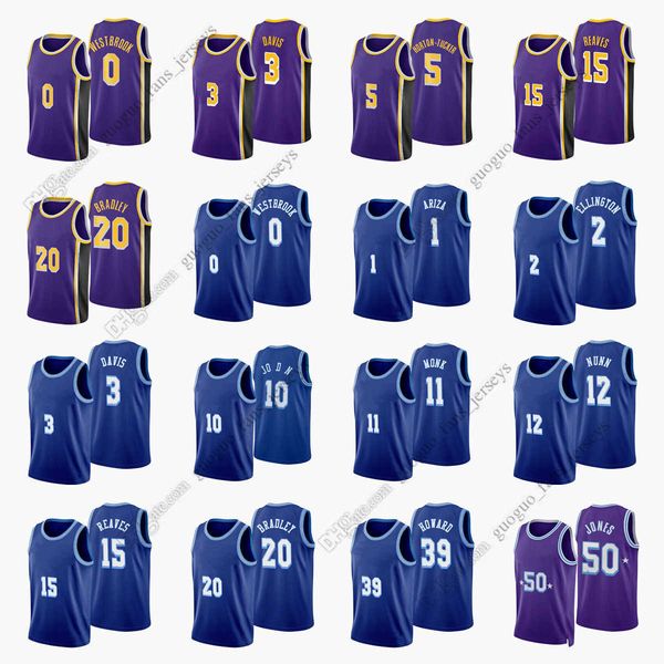 

custom printed 2022 new city basketball jerseys westbrook james davis horton-tucker nunn ellington ariza howard deandre anthony bazemore mon, Black;red