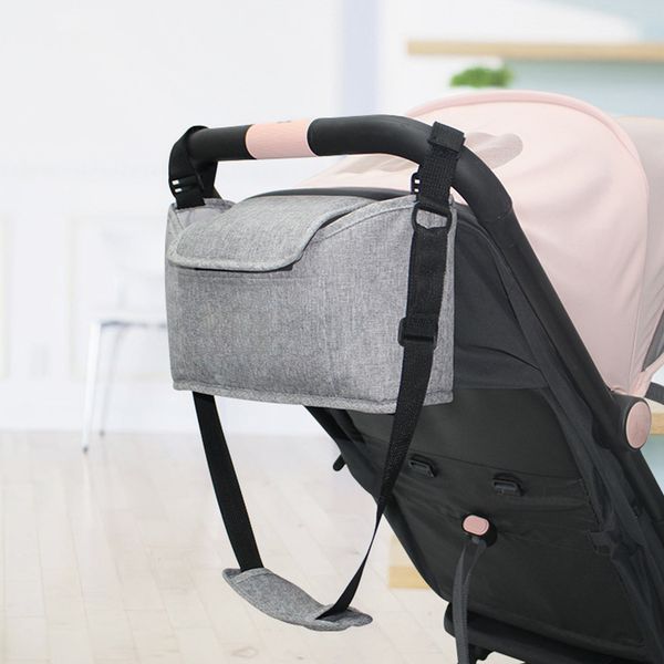

Myyshop Cosmetic Bags Universal Stroller Bag Multi-function Large Capacity Bags 17951, Black-wavy pattern