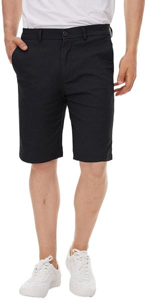 

men's khaki shorts slim fit chino shorts 9 inch inseam p6pm#, White;black