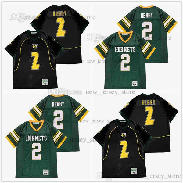 Film DEREK HENRY #2 HIGH SCHOOL Jersey Benutzerdefinierte DIY Design Genäht College Football Jerseys