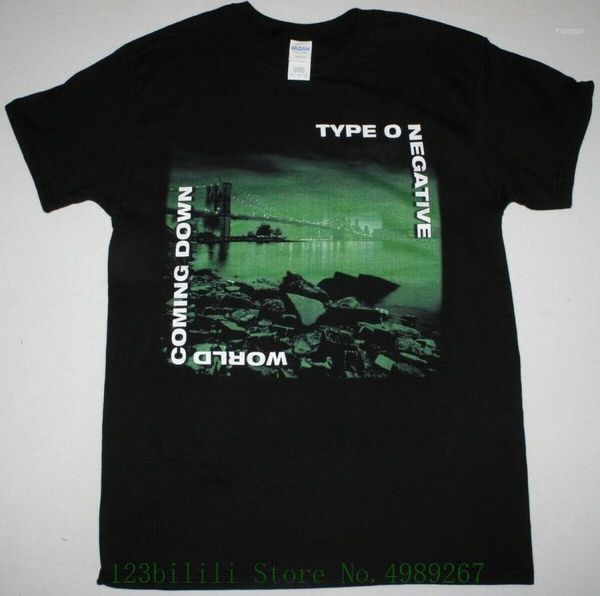 Herren T-Shirts Typ O Negative World Coming Down Schwarzes T-Shirt Peter Steele Carnivore Shirts Homme Neuheit T-Shirt Männer