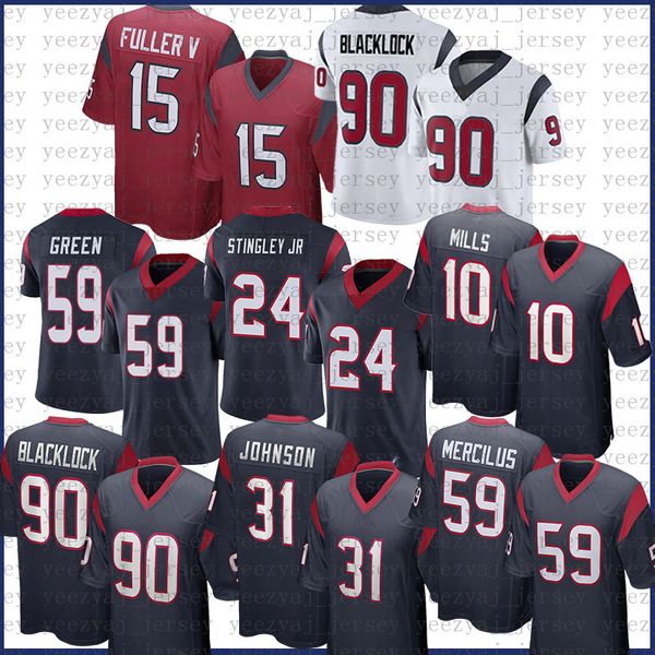 

derek stingley jr. football jersey davis mills tavierre thomas nico collins jimmy morrissey kenyon green christian kirksey john metchie iiir, Black;red
