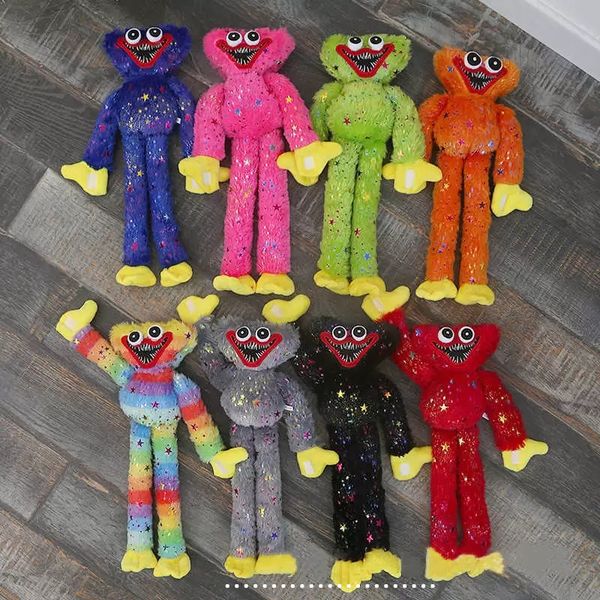 

2022 new sequin party supplies doll 40cm huggy wuggy plush soft stuffed poppy game character horror doll 40cm