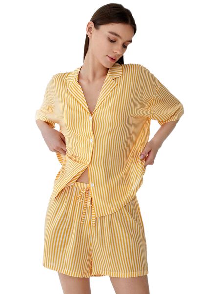 

comfort lightweight breathable striped knot front sleep shorts o5ml#, Black;red