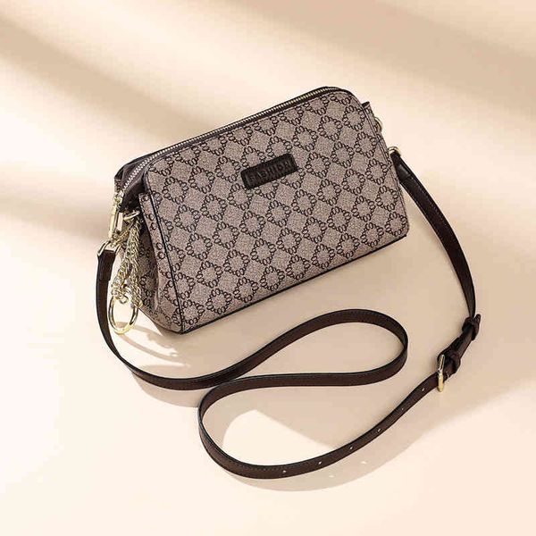 

handbags bag female 2022 new leisure printed small square bag versatile broadband sling one shoulder messenger
