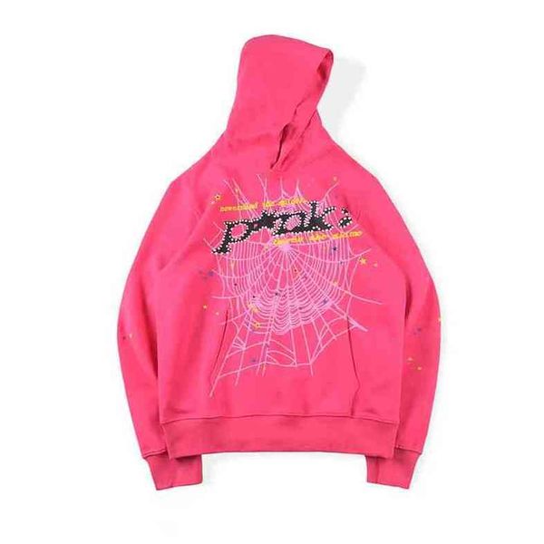

designer fashion spider hooded pullover red sp5der young thug 5555 customers with items mens casual hip hop men's ladies letter print h, Black