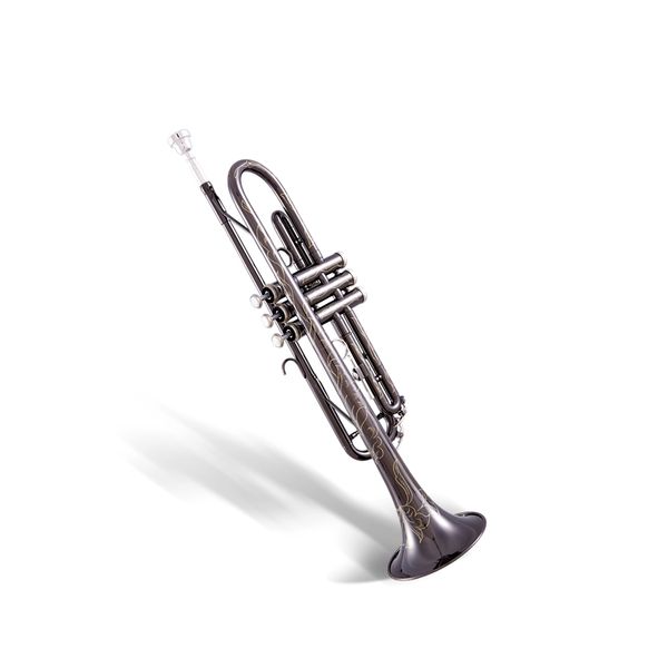 

bb trumpet brass musical instruments silver plated bb trumpet with mouthpiece gloves case