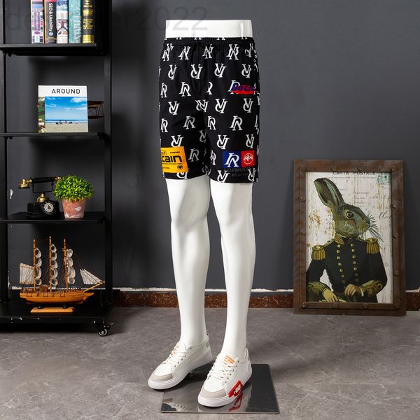 

men's shorts designer summer pants men's shorts trend wearing slim fit five point thin handsome beach efmp, White;black