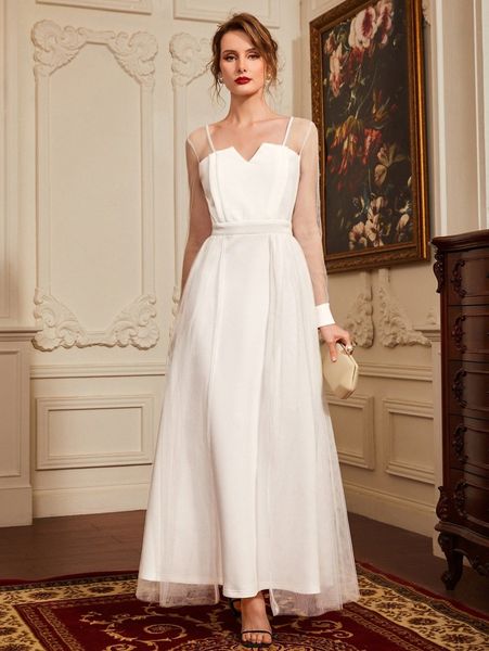 

sweetheart solid mesh dress b5cn#, Black;gray