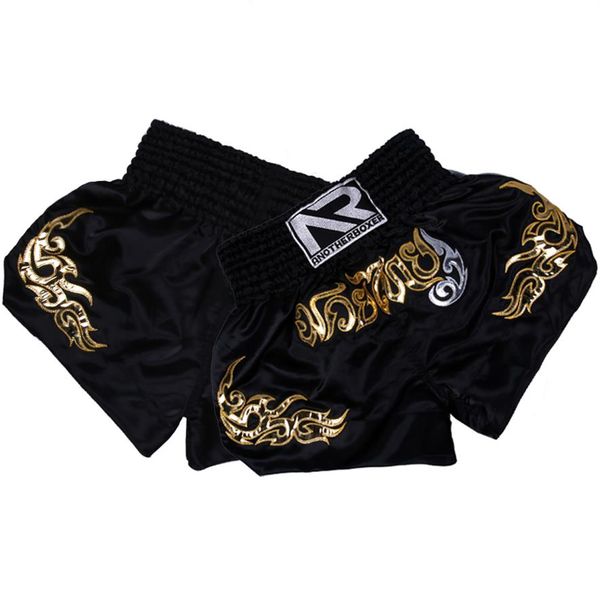 

plus size 4xl men thai boxing shorts mma kids women bjj training combat grappling trunks fitness boxeo pants crossfit sportswear2746, Blue