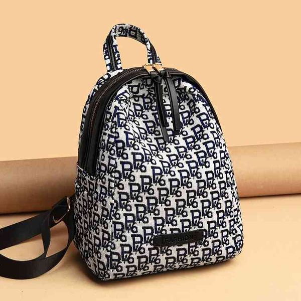 

handbags bags net red backpack anti theft women's single shoulder korean leisure travel bag student schoolbag, Black;red