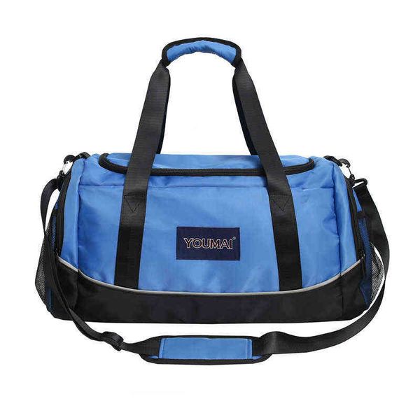 

duffle bags large capacity men's travel bag dry wet separation swimming bag women's fitness package clothes handbag short haul lug