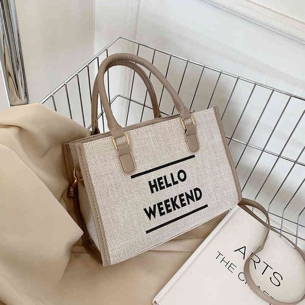 

weaving style women's 2022 new leisure texture fashion handbag ladies shoulder casual elegant girl messenger bag