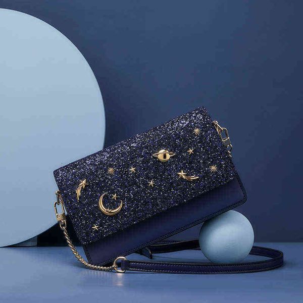 

designers bags queen paul handbag new fashion women's starry sky sequins versatile