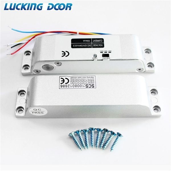 LUCKING DOOR Serratura elettrica da infilare DC 12V Fail Safe Electric Drop Bolt Lock Door Access Control Security Lock time delay 201013