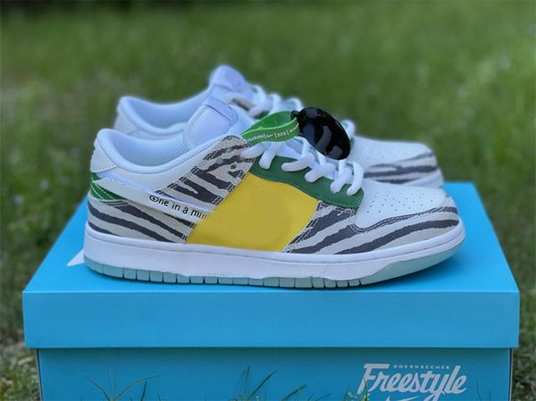 

shoes mens dunks low doernbecher white green grey yellow sports sneakers size 36-46, White;red