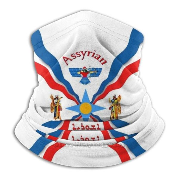 

scarves assyrian flag cycling motorcycle headwear washable scarf neck warmer mask assyria babylon god of ashur anunnaki bluescarves, Blue;gray