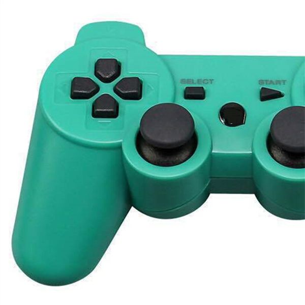 

wireless bluetooth game controllers double shock for play station 3 ps3 joysticks gamepad with logo and retail box dropshipping