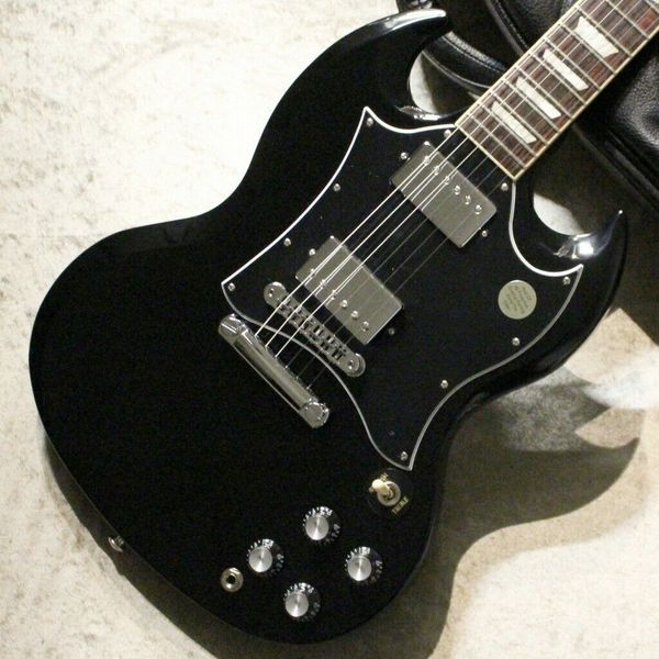 

sg standard ebony electric guitar#7 same of the pictures