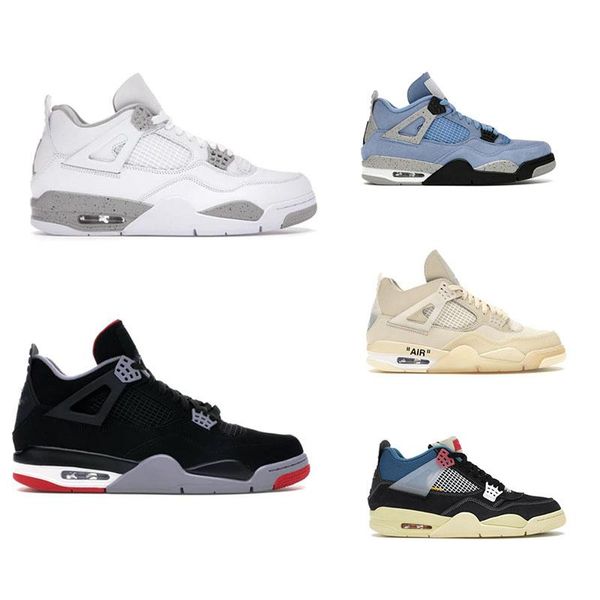 

designer bowling shoes 2022 authentic 4 white oreo 4s man basketball shoes tech grey black fire red ct8527-100 retro sports sneakers univers