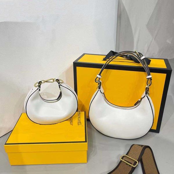 

2022 luxury designer underarm bags ladies crescent one shoulder leather ladies portable presbyopia wallet crossbody bag