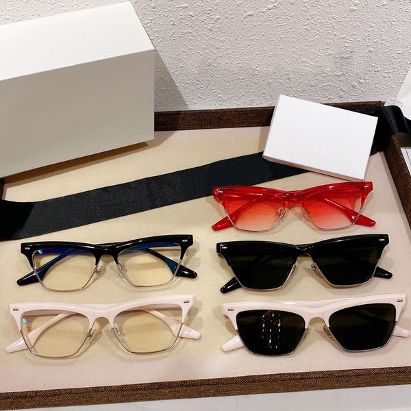 

gm sunglasses luxury designer gentle sun glasses for men and women vintage fashion uv400 sunglasses with box, White;black