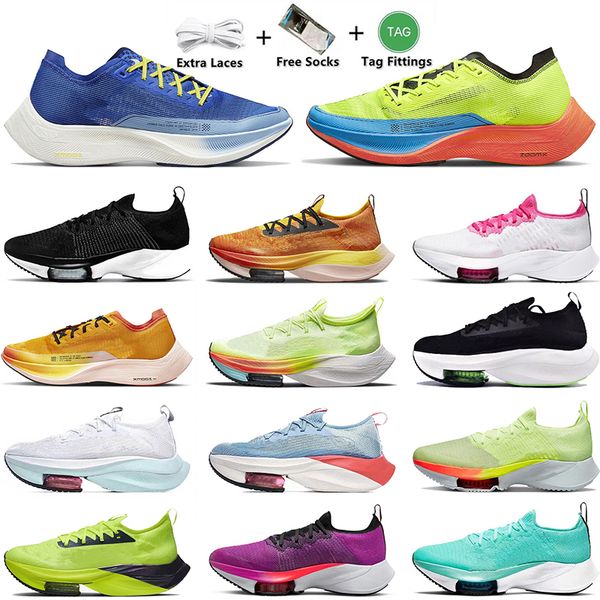 

zoomx tempo next% mens women running shoes fly knit rawdacious trainers sneakers