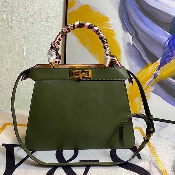 

luxurys women's designers bags 33cm handbags purses 2022 peekaboo i see u handbag genuine leather fashion multicolor large tote gracefu