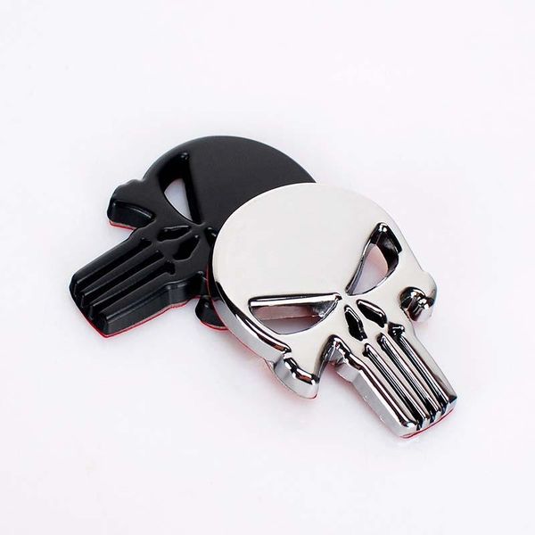 

car styling metal skull badge sticker auto emblem decal skeleton cool waterproof stickers automobile vinyl decals motorcycle covers