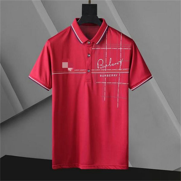 

2022 luxurys designers men dress t shirt man polo fashion embroidery letter pattern print breathable casual women short sleeve m-xxxl p28, White;black
