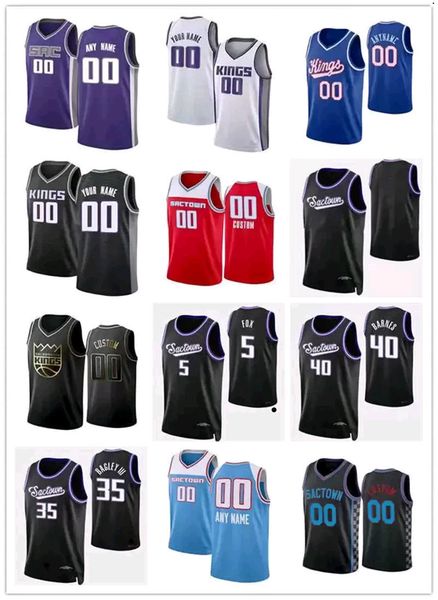 

75th custom mens womens sacramento''kings''chimezie 7 metu jason 55 williams chris 4 webber mitch 2 richmond basketball, Black;red