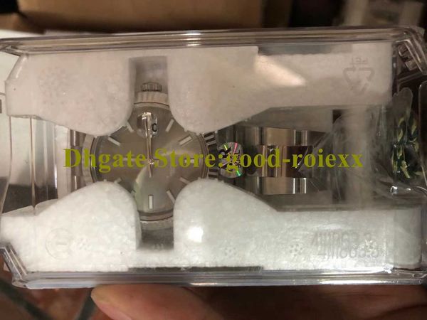 

41mm crystal watch mens black blue gray rhodium ar factory v3 version automatic 2824 eta arf 904l steel jubilee bracelet men 126334 watches, Slivery;brown