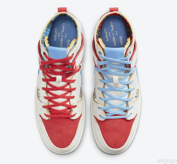 

authentic ishod wair x magnus walker x high pro urban outlaw basketball shoes men women 277 red blue white sports sneakers with