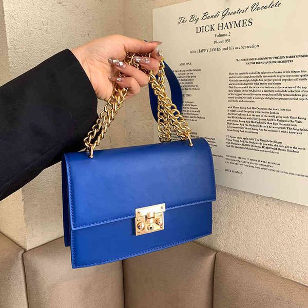 

fashion trend new ladies luxury brand bag designer wholesale 2022 women's trendy version simple single shoulder chain buckle portable s