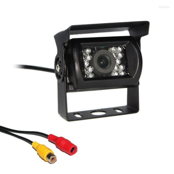 Câmeras de câmeras de vista traseira do carro Sensores de estacionamento revertendo o monitor da câmera Monitor de LED Mirror Night Vision angular grande angular